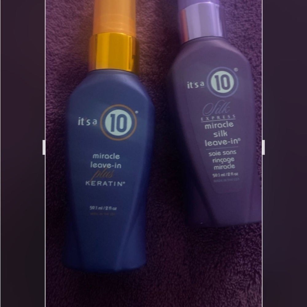 its a 10 leave in products. bundle of 2 . 2 Oz bottles